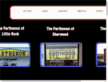 Tablet Screenshot of littlerockparthenon.com